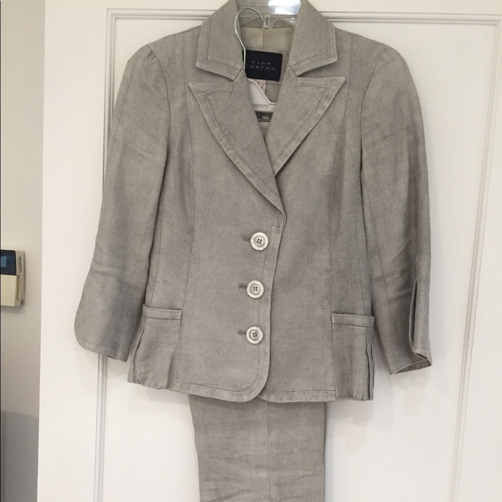 Pink Tartan pant suit